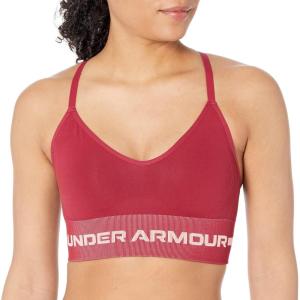 image:imageUnder Armour Womens Seamless Low Long BraBlack Rose 664Pink Sands