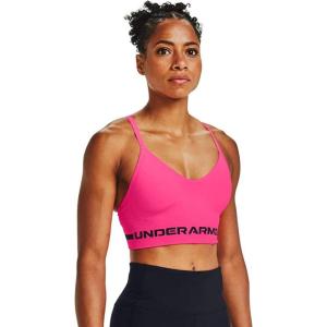image:imageUnder Armour Womens Seamless Low Long BraCerise 653Pink Lemonade