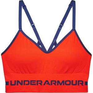 image:imageUnder Armour Womens Seamless Low Long BraPhoenix Fire 296Indigo