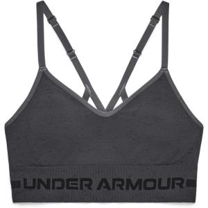 image:imageUnder Armour Womens Seamless Low Long BraPitch Gray 012Black