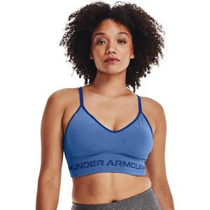 image:imageUnder Armour Womens Seamless Low Long BraRiver 488Tech Blue
