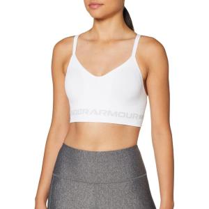 image:imageUnder Armour Womens Seamless Low Long BraWhite 100Halo Gray