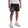 image:imageUnder Armour Boys Tech Logo Shorts001 Black   Mod Gray
