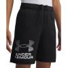 image:imageUnder Armour Boys Tech Logo Shorts001 Black   Mod Gray