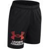 image:imageUnder Armour Boys Tech Logo Shorts006 Black   Venom Red
