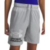 image:imageUnder Armour Boys Tech Logo Shorts011 Mod Gray   White