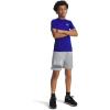 image:imageUnder Armour Boys Tech Logo Shorts011 Mod Gray   White