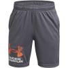 image:imageUnder Armour Boys Tech Logo Shorts025 Castlerock  White  Fire