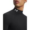 image:imageUnder Armour Mens Heatgear Armour Mock Long Sleeve TshirtBlackWhite