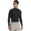 image:imageUnder Armour Mens Heatgear Armour Mock Long Sleeve TshirtBlackWhite