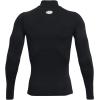 image:imageUnder Armour Mens Heatgear Armour Mock Long Sleeve TshirtBlackWhite