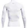 image:imageUnder Armour Mens Heatgear Armour Mock Long Sleeve TshirtWhiteBlack