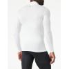 image:imageUnder Armour Mens Heatgear Armour Mock Long Sleeve TshirtWhiteBlack