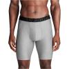 image:imageUnder Armour Mens MultiPack Performance Tech LongLeg Boxer Brief 9 Inseam AllDay ComfortSteel Heather Solid