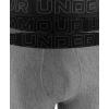 image:imageUnder Armour Mens MultiPack Performance Tech LongLeg Boxer Brief 9 Inseam AllDay ComfortSteel Heather Solid