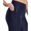 image:imageUnder Armour Womens HeatGear Armour High Waisted Pocketed NoSlip LeggingsMidnight Navy 410White