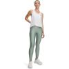 image:imageUnder Armour Womens HeatGear Armour High Waisted Pocketed NoSlip LeggingsSilica Green  White