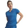 image:imageUnder Armour Womens Tech Short Sleeve V Neck430 Aegean Blue   Blackout Navy