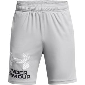 image:imageUnder Armour Boys Tech Logo Shorts011 Mod Gray   White