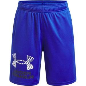image:imageUnder Armour Boys Tech Logo Shorts400 Royal   White