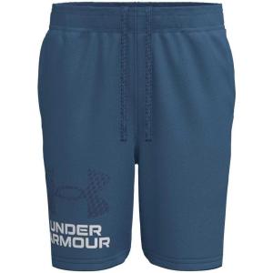 image:imageUnder Armour Boys Tech Logo Shorts402 Blue Atlantis  Washed Navy  White