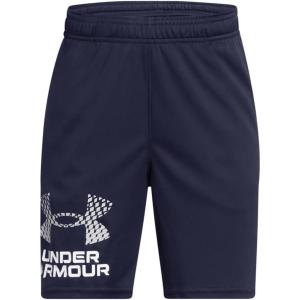 image:imageUnder Armour Boys Tech Logo Shorts410 Midnight Navy   Mod Gray