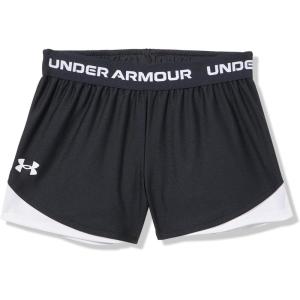 image:imageUnder Armour Girls Tech Play Up Shorts001 Black  White  White