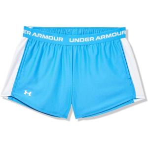 image:imageUnder Armour Girls Tech Play Up Shorts452 Ether Blue   White
