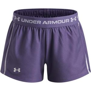 image:imageUnder Armour Girls Tech Play Up Shorts520 Purple Luxe   White
