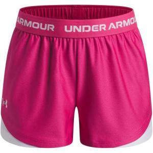 image:imageUnder Armour Girls Tech Play Up Shorts622 Virtual Pink  White  White