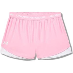 image:imageUnder Armour Girls Tech Play Up Shorts650 Pink  White  White