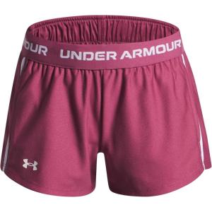 image:imageUnder Armour Girls Tech Play Up Shorts659 Fuchsia Dusk  Fuchsia Dusk  White