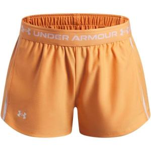 image:imageUnder Armour Girls Tech Play Up Shorts870 Orange Bloc   White
