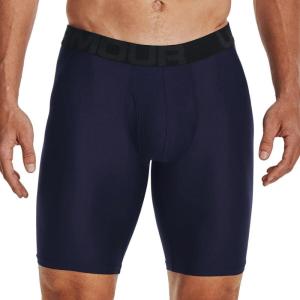 image:imageUnder Armour Mens MultiPack Performance Tech LongLeg Boxer Brief 9 Inseam AllDay Comfort410 Midnight Navy   Mod Gray Light Heather
