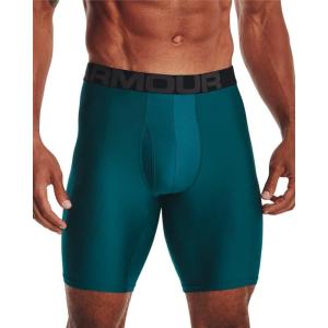 image:imageUnder Armour Mens MultiPack Performance Tech LongLeg Boxer Brief 9 Inseam AllDay Comfort716 Tourmaline Teal   Pewter