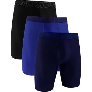 image:imageUnder Armour Mens MultiPack Performance Tech LongLeg Boxer Brief 9 Inseam AllDay ComfortRoyalBlackMidnight Navy