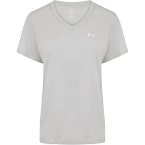 image:imageUnder Armour Womens Tech Short Sleeve V NeckBlue CalmWhite