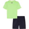 image:imageUnder Armour Boys 2piece Short Sleeve Polo and Shorts SetLumos Lime Ball