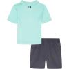 image:imageUnder Armour Boys 2piece Short Sleeve Polo and Shorts SetNeo Turquoise