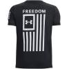 image:imageUnder Armour Boys New Freedom Flag TShirt002 Black   White