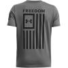 image:imageUnder Armour Boys New Freedom Flag TShirt025 Castlerock   Black
