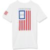 image:imageUnder Armour Boys New Freedom Flag TShirt100 White   Red