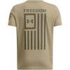 image:imageUnder Armour Boys New Freedom Flag TShirt499 Federal Tan   Marine Od Green