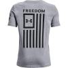 image:imageUnder Armour Boys New Freedom Flag TShirtSteel Light Heather 035Black
