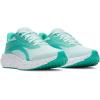 image:imageUnder Armour Girls Grade School Charged Ascend Running Shoes703 Refresh MintGreen ModeMetallic Silver