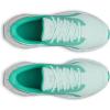 image:imageUnder Armour Girls Grade School Charged Ascend Running Shoes703 Refresh MintGreen ModeMetallic Silver