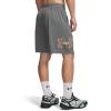 image:imageUnder Armour Mens Tech Graphic Shorts709 Clay Green   Orange Bloc