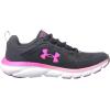 image:imageUnder Armour Womens Charged Assert 9 Running ShoeJet GrayPink ElixirRebel Pink