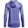 image:imageUnder Armour Womens Isochill Fusion Hoodie495 Baja Blue  Baja Blue  Deep Periwinkle