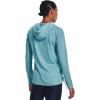image:imageUnder Armour Womens Isochill Fusion HoodieCloudless Sky 402Deep Sea